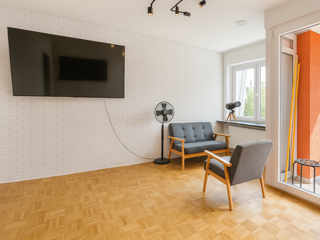 Wohnzimmer TV Wand